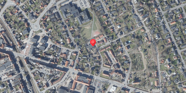 Oversvømmelsesrisiko fra vandløb på Stadionalle 9, 8680 Ry