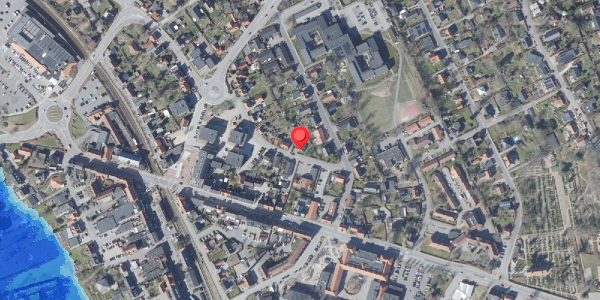 Oversvømmelsesrisiko fra vandløb på Strungesvej 9, . , 8680 Ry