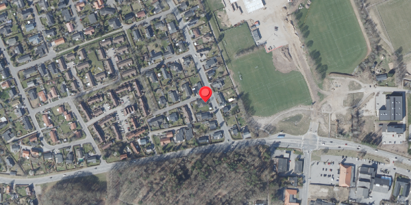 Oversvømmelsesrisiko fra vandløb på Thorsvej 5, 8680 Ry