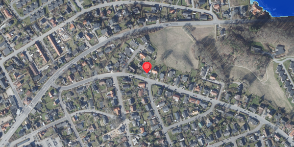 Oversvømmelsesrisiko fra vandløb på Thorsvej 76, 8680 Ry