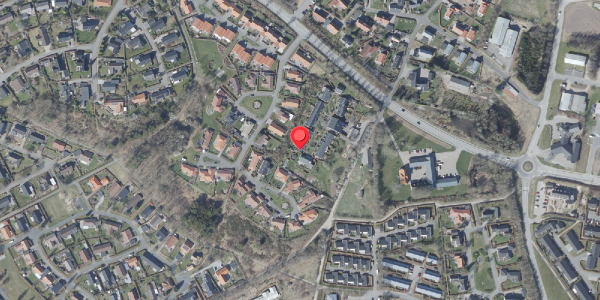 Oversvømmelsesrisiko fra vandløb på Vadestedet 8, 8680 Ry