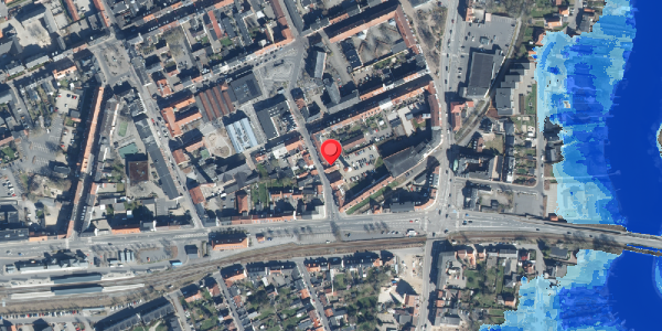 Oversvømmelsesrisiko fra vandløb på Amaliegade 9, 8600 Silkeborg