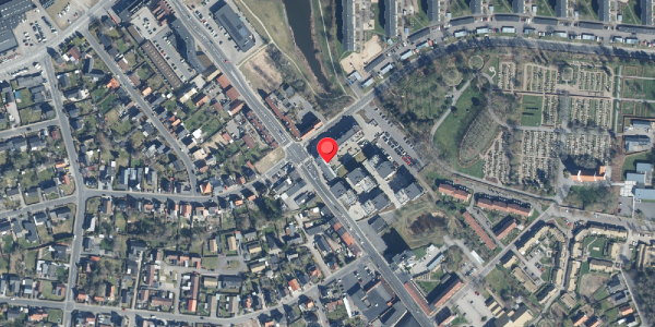 Oversvømmelsesrisiko fra vandløb på Borgergade 82, 8600 Silkeborg