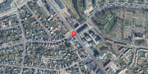 Oversvømmelsesrisiko fra vandløb på Borgergade 85, 8600 Silkeborg