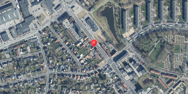 Oversvømmelsesrisiko fra vandløb på Borgergade 95, . , 8600 Silkeborg