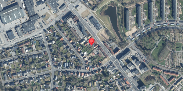 Oversvømmelsesrisiko fra vandløb på Borgergade 97E, . , 8600 Silkeborg
