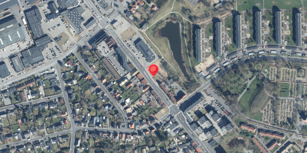 Oversvømmelsesrisiko fra vandløb på Borgergade 98, 8600 Silkeborg