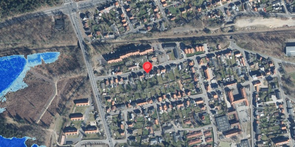 Oversvømmelsesrisiko fra vandløb på Dalgasgade 33, . , 8600 Silkeborg