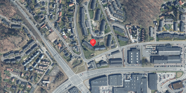 Oversvømmelsesrisiko fra vandløb på Dalsvinget 41, 8600 Silkeborg