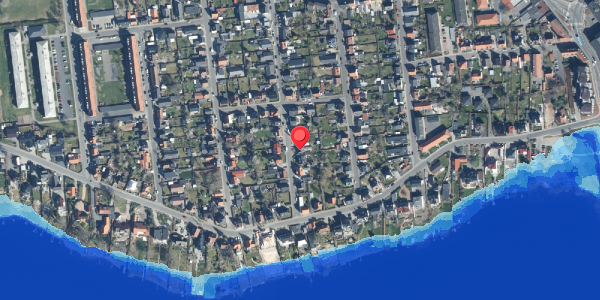 Oversvømmelsesrisiko fra vandløb på Danmarksgade 8, . , 8600 Silkeborg