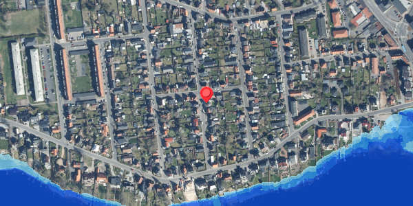 Oversvømmelsesrisiko fra vandløb på Danmarksgade 14B, . , 8600 Silkeborg