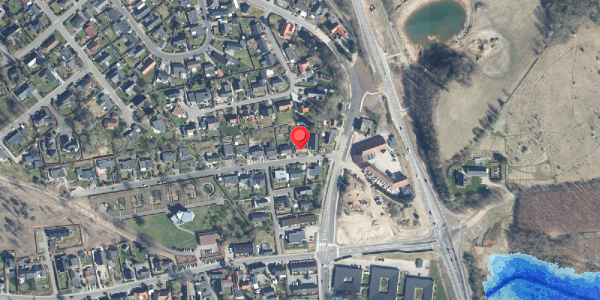 Oversvømmelsesrisiko fra vandløb på Digevangsvej 4, 8600 Silkeborg