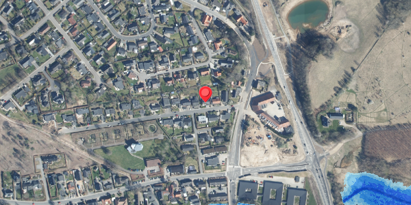 Oversvømmelsesrisiko fra vandløb på Digevangsvej 6, . , 8600 Silkeborg