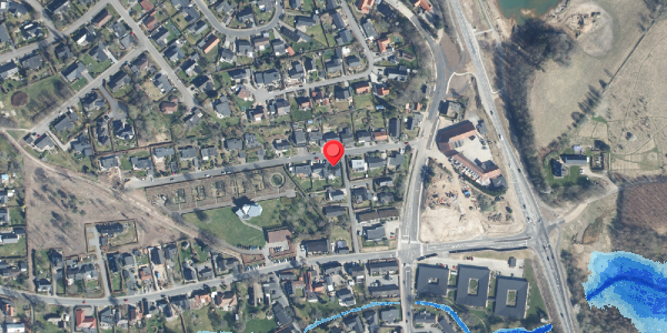 Oversvømmelsesrisiko fra vandløb på Digevangsvej 7, 8600 Silkeborg
