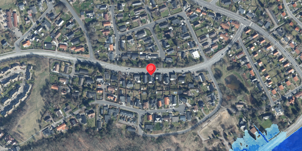 Oversvømmelsesrisiko fra vandløb på Eidervej 21, 8600 Silkeborg
