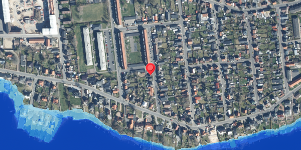 Oversvømmelsesrisiko fra vandløb på Jyllandsgade 7, . , 8600 Silkeborg