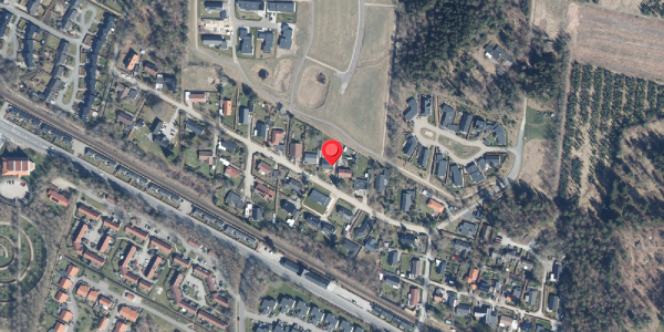Oversvømmelsesrisiko fra vandløb på Kildetoften 14, 8600 Silkeborg