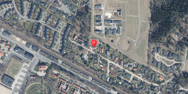 Oversvømmelsesrisiko fra vandløb på Kildetoften 28, 8600 Silkeborg