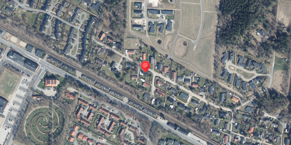 Oversvømmelsesrisiko fra vandløb på Kildetoften 29, 8600 Silkeborg