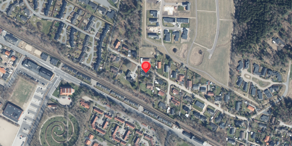 Oversvømmelsesrisiko fra vandløb på Kildetoften 33, 8600 Silkeborg