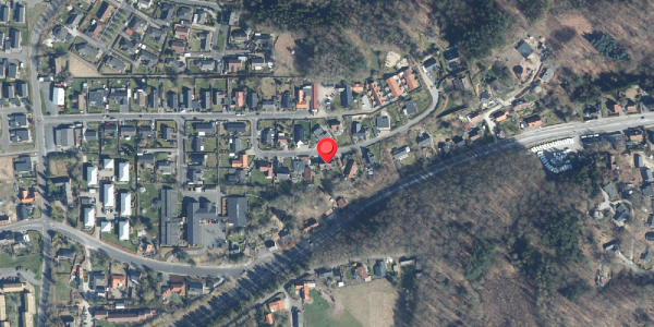 Oversvømmelsesrisiko fra vandløb på Ligustersvinget 14, 8600 Silkeborg