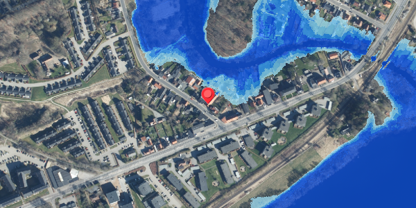 Oversvømmelsesrisiko fra vandløb på Lysbrogade 6A, . , 8600 Silkeborg