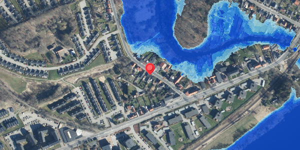 Oversvømmelsesrisiko fra vandløb på Lysbrogade 9, . , 8600 Silkeborg