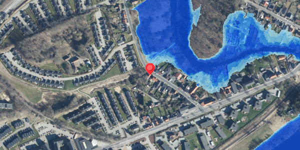 Oversvømmelsesrisiko fra vandløb på Lysbrogade 15, . , 8600 Silkeborg