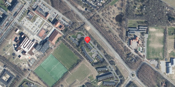 Oversvømmelsesrisiko fra vandløb på Narvikvej 21, 8600 Silkeborg