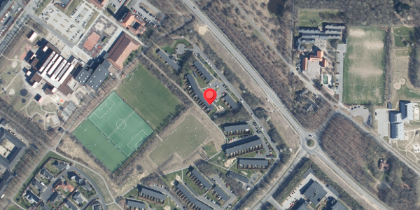 Oversvømmelsesrisiko fra vandløb på Narvikvej 57, 8600 Silkeborg