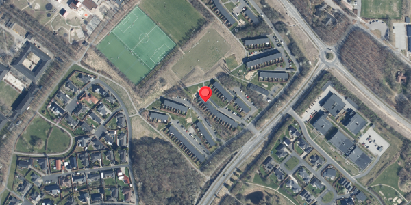 Oversvømmelsesrisiko fra vandløb på Narvikvej 151, 8600 Silkeborg
