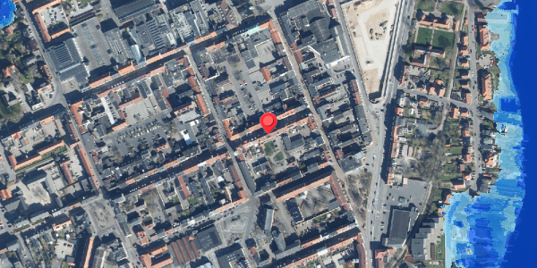 Oversvømmelsesrisiko fra vandløb på Nygade 9, 8600 Silkeborg