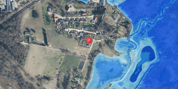 Oversvømmelsesrisiko fra vandløb på Oddervej 10, . , 8600 Silkeborg