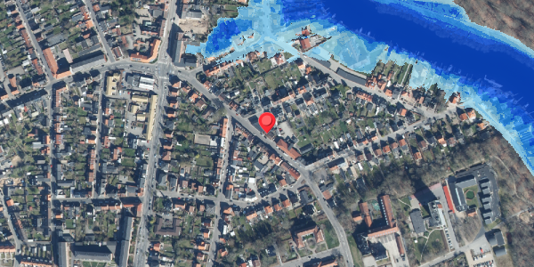 Oversvømmelsesrisiko fra vandløb på Sanatorievej 21, . , 8600 Silkeborg