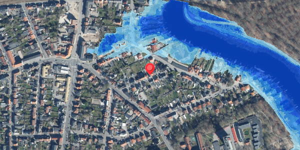 Oversvømmelsesrisiko fra vandløb på Ågade 13, 8600 Silkeborg