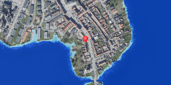 Oversvømmelsesrisiko fra vandløb på Adelgade 13, 8660 Skanderborg