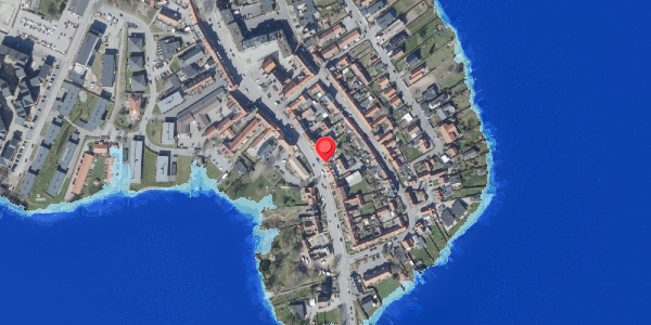 Oversvømmelsesrisiko fra vandløb på Adelgade 22, 8660 Skanderborg