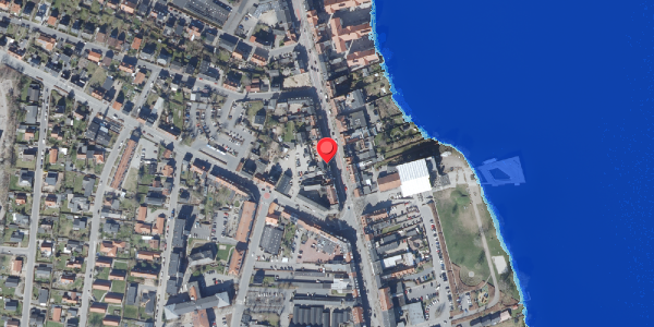 Oversvømmelsesrisiko fra vandløb på Adelgade 93, 8660 Skanderborg