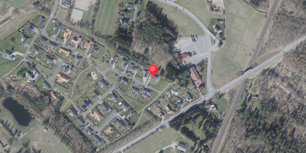 Oversvømmelsesrisiko fra vandløb på Almuevej 21, 8660 Skanderborg