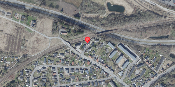 Oversvømmelsesrisiko fra vandløb på Banetoften 5, 8660 Skanderborg
