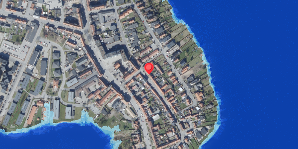 Oversvømmelsesrisiko fra vandløb på Borgergade 3, . , 8660 Skanderborg