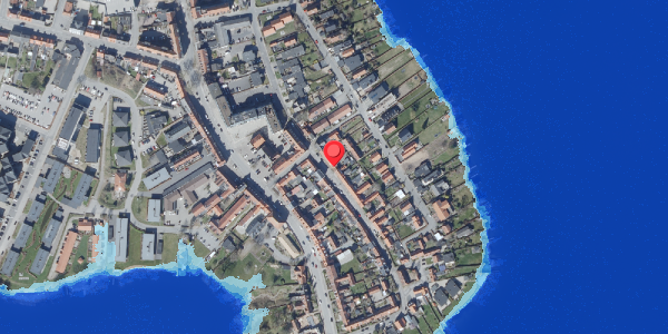 Oversvømmelsesrisiko fra vandløb på Borgergade 5, . , 8660 Skanderborg