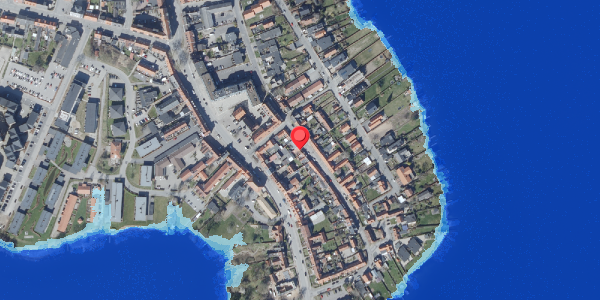 Oversvømmelsesrisiko fra vandløb på Borgergade 8, . , 8660 Skanderborg