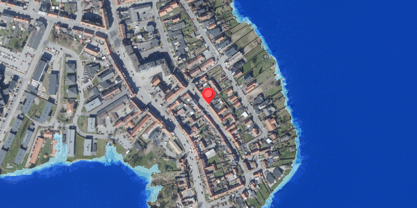 Oversvømmelsesrisiko fra vandløb på Borgergade 9, 8660 Skanderborg
