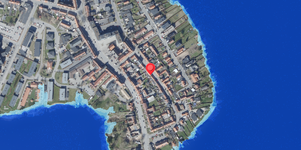 Oversvømmelsesrisiko fra vandløb på Borgergade 16, . , 8660 Skanderborg