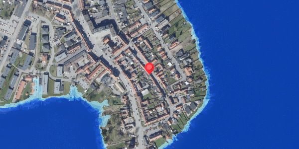Oversvømmelsesrisiko fra vandløb på Borgergade 20, . , 8660 Skanderborg