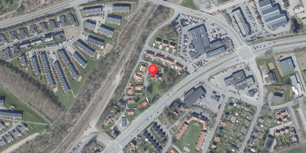 Oversvømmelsesrisiko fra vandløb på Edelsborgvej 21, 8660 Skanderborg