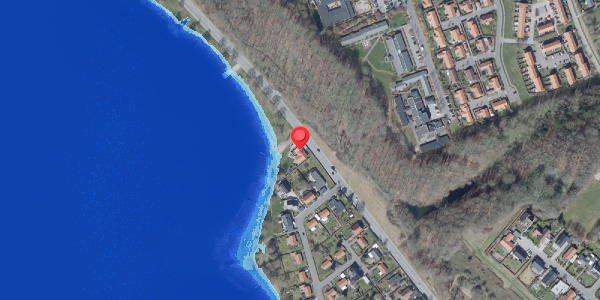 Oversvømmelsesrisiko fra vandløb på Oddervej 24, 8660 Skanderborg