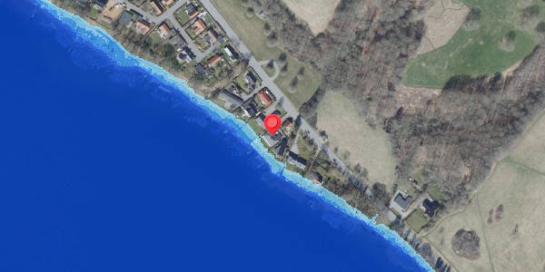 Oversvømmelsesrisiko fra vandløb på Oddervej 28, 8660 Skanderborg
