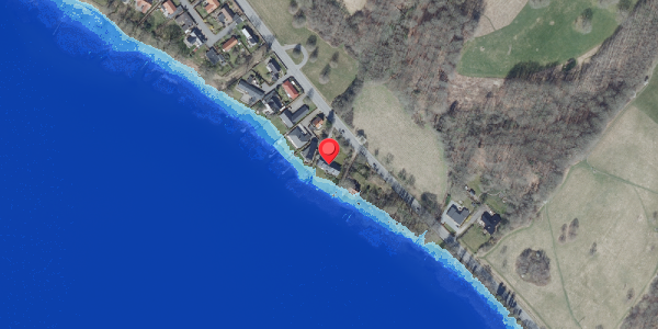 Oversvømmelsesrisiko fra vandløb på Oddervej 32, 8660 Skanderborg